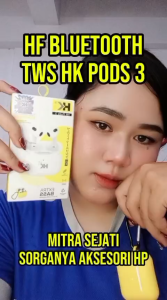 HK Handsfree Bluetooth TWS Pods 3 Earphone Headset BT5.2