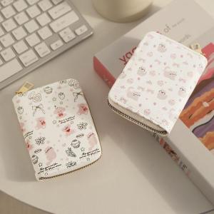 กระเป๋าใส่บัตรแบบพกพา ความจุขนาดใหญ่ น้ำหนักเบา ดีไซน์การ์ตูน กระเป๋าใส่เอกสารใบขับขี่ กระเป๋าใส่เหรียญ กระเป๋าใส่บัตร