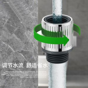 Đầu Vòi Sen Cầm Tay Điều Chỉnh Lưu Lượng Van Nước Phòng Tắm Phụ Kiện Van Nước Tự Động Có Thể Xoay Theo Phong Cách Hiện Đại