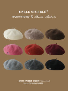 Mũ Len Beret Phong Cách Hàn Quốc Ngọt Ngào Có Nơ Bướm Mũ Họa Sĩ Ấm Áp Mùa Thu Đông Mũ Hoa Phù Hợp Với Mọi Phong Cách Cho Nữ