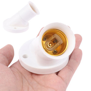 New Screw Lamp Base Diagonal Screw Port Lamp Holder Socke Base Light Bulb 45 Degree E27 Socket Holder Adapter〔YY32〕