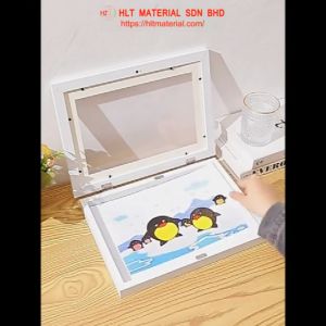 Kids Art Frames A3 A4 Size Crafts Front Opening and Changeable Children Projects Art Display Drawing Portfolio Storage 儿童油画储存盒