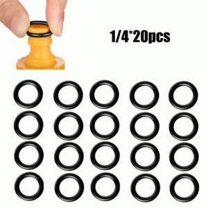 High Pressure Washer Rubber O Ring Set 1/4" 3/8" M22 Quick Disconnect Fitting Seal Gasket Kit for Hose Coupler