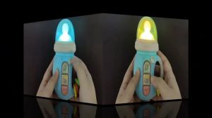 Baby Teether Toys Chewable Silicone Milk Bottle Toy Newborn Musical Rattle Early Education Toy For Baby 0-12 Months Teether Mainan botol susu kanak kanak