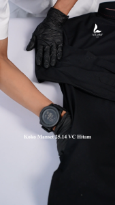 AL-LUTHFI - Baju Koko Lengan Panjang Manset Premium