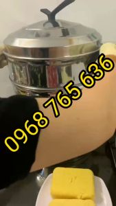 Nồi hấp xôi pate bánh bao mini inox cao cấp 2 tầng 3 tầng size 35cm chạy điện gia đình