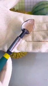 Tang Pengupas Kulit Buah Durian SS 304 Alat Pembuka Buah Durian Opener Import Praktis Mudah Simple Peralatan Jualan Durian