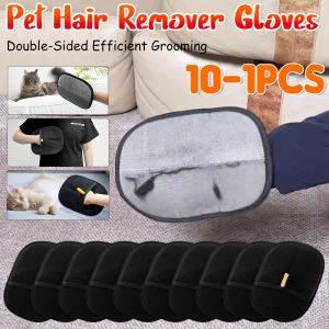 Pet Electrostatic Hair Removal Gloves Dog Cat Hair Removal Brush Gloves Hair Adhesive Gloves Carpet Clothing Hair Cleaning Brush