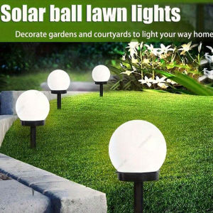 3/1PCS Solar Powered LED Bulb Lamp Energy Light Waterproof Outdoor Garden Light Street Solar Panel Ball Lights Lawn Yard Lamp