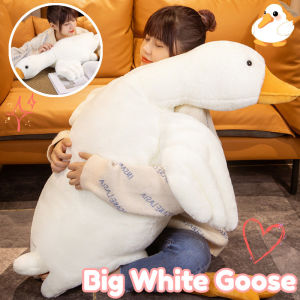 50/90/130/160CM Plush Toys Long Sleeping Pillow Large Goose Doll Soft Stuffed Toy Birthday Gift