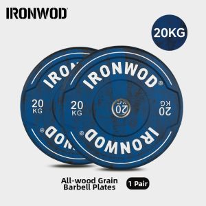 ironwod | Home & Gym Large-Hole Colorful Bumper Plates