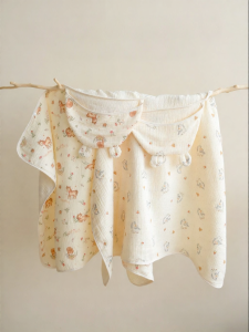 ANYOUBI | Breathable Absorbent Hooded Bath Towel All Cotton