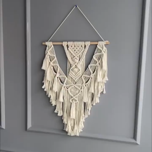 【In Stock】Macrame Wall Hanging Boho Room Home Decor Woven Aesthetic Wall Tapestry Home Room Wedding Decoration