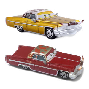 Takara Tomy | Pixar Cars Tex Dinoco Car Model Toy Alloy Material Anime Figures Racing Toys Childrens Gifts Collectibles Owner Of Rust-eze