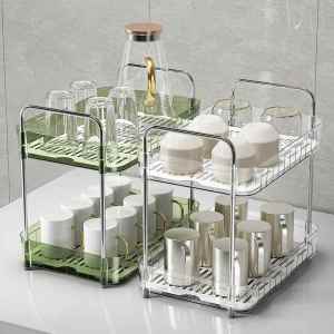 TENGYAGAO | Dual-layer Storage and Drainage Tray Plastic