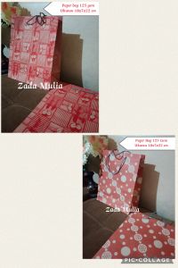 Paper bag tas kertas ukuran 18x8x21 cm 12 pcs # tas kado