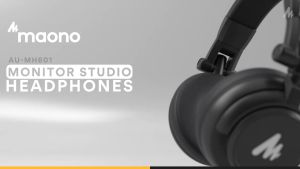 Maono AU-MH601 MH 601 Professional DJ Studio Monitor Closed Back Headphones - Ready Stocks