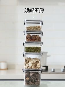 Premium Transparent Kitchen Food Storage Containers Eco-Friendly Sealed Organizer Boxes for Freshness Stackable