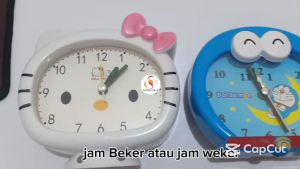Jam Beker Weker Kartun Doraemon - 9x11cm