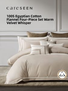 KANGERXIN | Egyptian Cotton Sanded Bedding Set 100s Pure Cotton