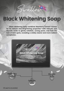 Swallow Black Whitening Soap