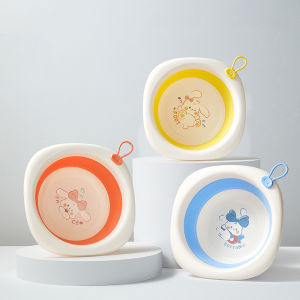 Baby Portable Foldable Laundry Basin Plastic Travel Folding Wash Basin Safe Durable Foldable Wash Basin Bathroom