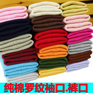 เสื้อผ้าเด็กขนเป็ดคอตตอนผสมยางยืดขอบกระดุมหัวเข็มขัดสำหรับเยาวชนและเด็กผู้หญิง วัสดุอื่นๆ สำหรับเย็บปะติดปะต่อ