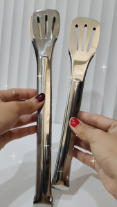 Penjepit Makanan Capitan Stainless Steel Pencepit Kue Roti Capit Gorengan Mie Murah BMW Kitchen Ware