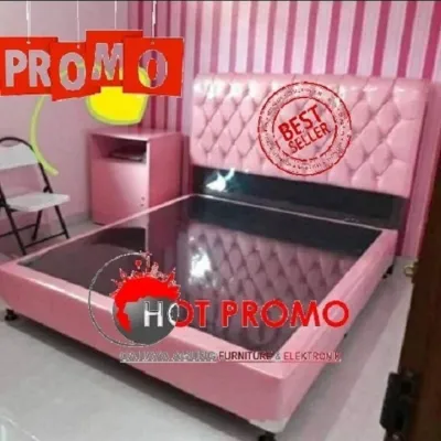 Divan dan sandaran kancing minimalis Tanpa kasur