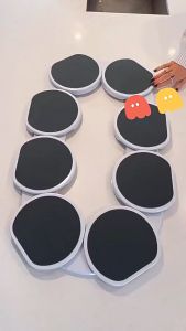 360° Rotating Dining Table Tray Portable Non-Slip Long Table Lazy Susan Dining Tray Turntable