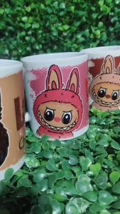 new trend LABUBU COFFEE MUG complete with Box ribbon and tag