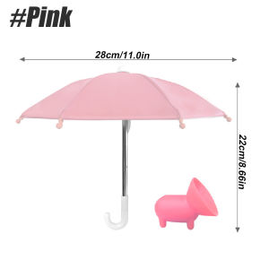Car-Friendly Phone Sun Visor Umbrella Anti-Reflection Screen Shade With Piggy-Style Suction Base For Clear Viewing