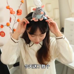 Bando Tikus Ratatouille Jepit Poni Karakter Boneka Mouse Ratatuli Headband