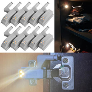 LED Inner Hinge Lamp Cabinet Induction Lights Wardrobe Cupboard Sensor Lights Bedroom Night Lamp