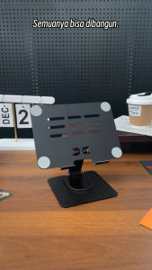 COOBOWE 360 degree rotatable Tablet Stand Holder Hp Meja Aluminum Holder Tablet logam Foldable dudukan tablet 11 inch For ipad/tablet/Smartphone