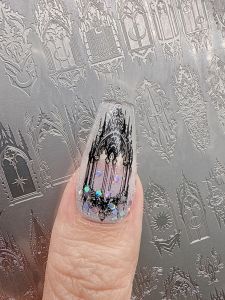 Nail Art Stamp Board Window Silhouette Template Transfer Steel Plate Fine Pattern Design Chinese Brand XMQ Beauty Tools