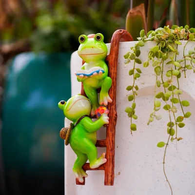 MEIJIANFANG | Cute Rabbit Climbing Ladder Decorative Hanging Item