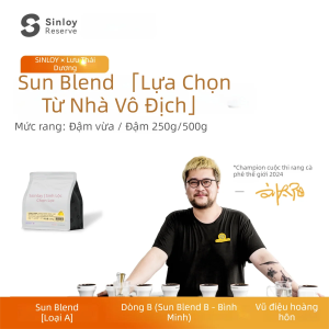 Sinloy Coffee | Cà phê hạt Sun Blend dòng Specialty Espresso cao cấp
