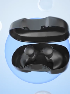 Black Reusable Swimming Silicone EarPlugs With Collection Box