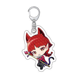 Bandai | Móc Khóa Acrylic Anime Iruma-kun 55MM Với Các Nhân Vật Azazel Ameri Sabnock Sabro Shax Hình Tượng Nhân Vật Hoạt Hình Dành Tặng Fan Hâm Mộ Trường Học Quỷ Quà Tặng.