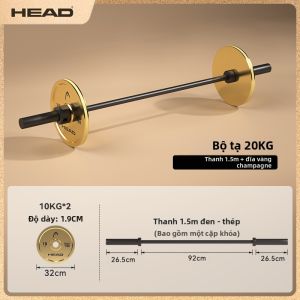 HEAD | Bộ Tạ Dumbbell Sử Dụng Tại Nhà 20kg
