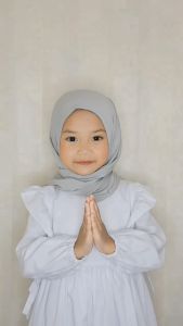 Hijab Pashmina Instan Pastan Anak Jersey Spandek Usia 0 - 4 Tahun