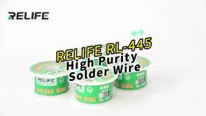 RELIFE RL-445 0.3/0.4/0.5/0.6mm High Purity Rosin Core Solder Wire for Mobile Phone Electronic Parts Repair Solder Wire Tool
