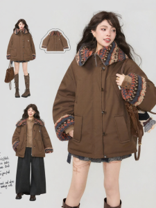 KEIKO | Áo Khoác Bông Cụm Dày Ấm Áp