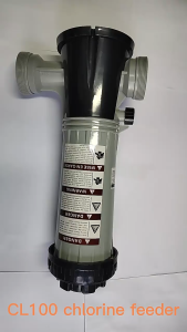 Swimming Pool Automatic Chemical Chlorine Feeder Dispenser Chlorinator Built‑in Check Valve Disinfection Device for Pool Water Treatment