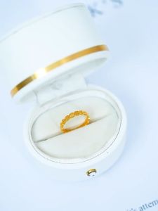 Hypoallergenic Jewelry 18k Gold Pawnable Set Adjustable Open Ring Lucky Charm Money Catcher Coin Stainless Money Charm Ring Engagement Ring Promise Ring for Girlfriend Birthday Gift Engagement Gift Buy 1 Take 1 Free Earrings