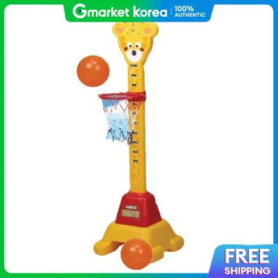 Trò chơi giáo dục Cuckoo Toys Cột bóng rổ hươu cao cổ có thước đo chiều cao