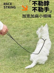 Nylon Leash Dog Training Rope Integrated Puppy Harness Teddy Bichon Pomeranian Small Dog Pulling Rope Pet Supplies