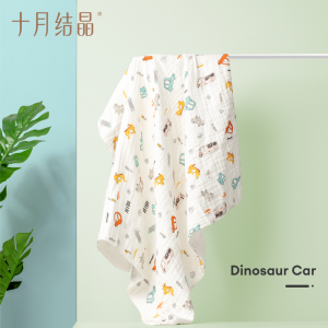 TEN-M JOURNEY 110x110cm Baby Gauze Bath Towel & Blanket Newborn Super Soft Cotton Bathing Special Baby Large Towel