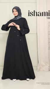 GAMIS ETHICA ISHAMI 18 TERBARU DRESS KEKINIAN DAILY CASUAL KONDANGAN KULIAH PREMIUM TERMURAHHH